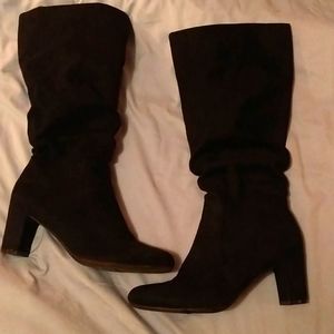 Women's Lifestride Knee High Suede Boots Size 9